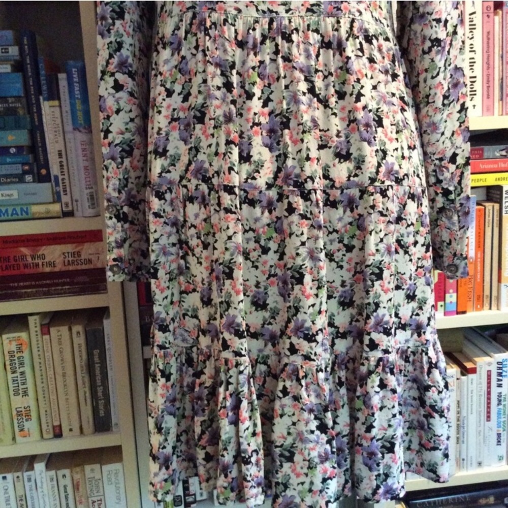 Ganni Floral Babydoll Dress - Picture 4 of 11